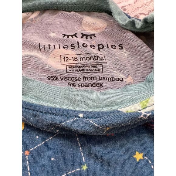 Little Sleepies Space Two Piece Set 12-18 Months - Picture 4 of 4